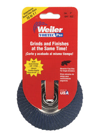 Weiler Vortec Pro 4 in. D X 5/8 in. Zirconia Type 29 Flap Disc 60 Grit 1 pc