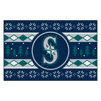 MLB - Seattle Mariners Holiday Sweater Rug - 19in. x 30in.