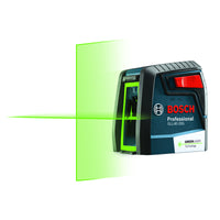 Bosch Self Leveling Green-Beam Cross-Line Laser 40 ft.