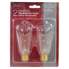 Celebrations Incandescent C9 Clear/Warm White 2 ct Replacement Christmas Light Bulbs