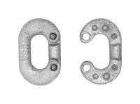 Campbell Chain Galvanized Forged Carbon Steel Connecting Links 2800 lb. (Pack of 10)