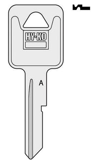 Hy-Ko Traditional Key Automotive Key Blank Single sided For General Motors (Pack of 10)