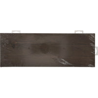 Hillman Brown Wood Rustic Address Plate (Pack of 3)