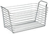 iDesign Classico 13.5 in. L X 7.5 in. W X 7 in. H Silver Wire Basket