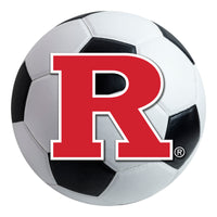 Rutgers University Soccer Ball Rug - 27in. Diameter