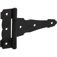 SPB841 4" Ornamental / Reversible T Hinges - Black