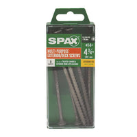 Spax No. 14  S X 4-3/4 in. L Star Flat Head Deck Screws