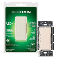 Lutron Maestro Light Almond 150 W 3-Way Dimmer Switch 1 pk