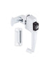 National Hardware White Zinc Push Button Keyed Latch 1 pk