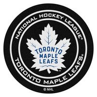 NHL - Toronto Maple Leafs Hockey Puck Rug - 27in. Diameter