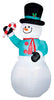 Gemmy LED Snowman with Candycane 12 ft. Inflatable