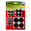 Scotch Felt Self Adhesive Protective Pad Brown Round 1 pk (Pack of 4)