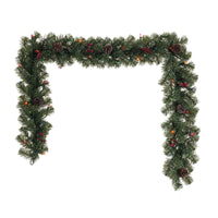 Celebrations 6 ft. L Incandescent Prelit Christmas Garland (Pack of 12)