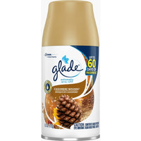 Glade Cashmere Woods Scent Air Freshener Refill 6.2 oz Aerosol (Pack of 6).