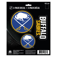 NHL - Buffalo Sabres 3 Piece Decal Sticker Set