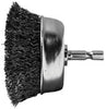 Century Drill & Tool 2-3/4 in.   Crimped Wire Wheel Brush Steel 4500 rpm (Pack of 2)