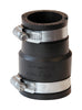 Fernco Schedule 40 1-1/2 in. Hub each X 1-1/4 in. D Hub PVC Flexible Coupling 1 pk