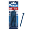 Tapcon 2-3/4 in. L Star Flat Head Concrete Screws 8 pk