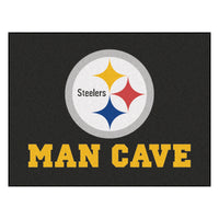 NFL - Pittsburgh Steelers Man Cave Rug - 34 in. x 42.5 in.