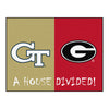 House Divided - Georgia Tech / Georgia House Divided Rug