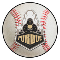 Purdue University Train Baseball Rug - 27in. Diameter