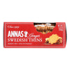 Annas Ginger Thins - Original - Case of 12 - 5.25 oz.