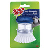 Scotch-Brite 4 in. W Medium Bristle Plastic Handle Soap Dispenser Dish Brush