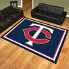 MLB - Minnesota Twins 8ft. x 10 ft. Plush Area Rug