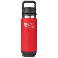 Milwaukee Packout 24 oz Red BPA Free Bottle with Chug Cap