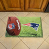 NFL - New England Patriots Rubber Scraper Door Mat