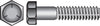 Hillman 7/16 in. D X 1-1/2 in. L Heat Treated Zinc Steel Hex Head Cap Screw 50 pk