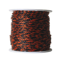 Wellington 3/8 in. Dia. x 600 ft. L Black/Orange Twisted Poly Truck Rope (Pack of 600)