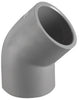 Charlotte Pipe Schedule 80 1/2 in. Slip X 1/2 in. D Slip PVC 45 Degree Elbow 1 pk