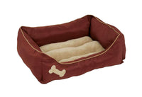 Petmate Aspen Pet Assorted Polyester Pet Bed 8 in. H X 25 in. W X 21 in. L