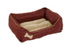 Petmate Aspen Pet Assorted Polyester Pet Bed 8 in. H X 25 in. W X 21 in. L