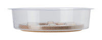 Miracle-Gro 1.5 in. H X 10 in. D Cork/Plastic Hybrid Plant Saucer Clear (Pack of 24).