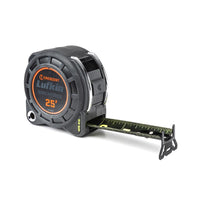 Crescent Lufkin 25 ft. L x 1-3/16 in. W Black Shockforce Night Eye Tape Measure