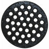 Sioux Chief 5 in. Epoxy Coated Black Round Cast Iron Floor Drain Strainer