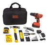 Black and Decker  Stanley  Cordless  70 tool Drill Driver and Home Project Kit  20 volt