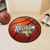 Towson University Wordmark Basketball Rug - 27in. Diameter