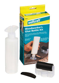 Wolfcraft Transparent Plastic Glue Roller Bottle 8 oz.