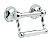 Delta 5 in. L Polished Chrome Stainless Steel Toilet Paper Holder with Assist Bar