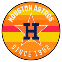 MLB - Houston Astros Retro Collection Roundel Rug - 27in. Diameter - (1984)