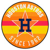 MLB - Houston Astros Retro Collection Roundel Rug - 27in. Diameter - (1984)