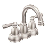 Moen Banbury Brushed Nickel Bathroom Faucet 4 in.