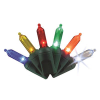 Celebrations Platinum LED T5 Multicolored 50 ct String Christmas Lights 25 ft.