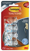 3M Command Medium Plastic Clip 1-1/4 in. L 4 pk