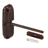 Prime-Line Zinc-Plated Brown Steel Hydraulic Door Closer