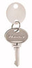 Master Lock Plastic White Round Key Tag