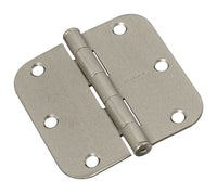 National Hardware 3-1/2 in. L Satin Nickel Door Hinge 3 pk